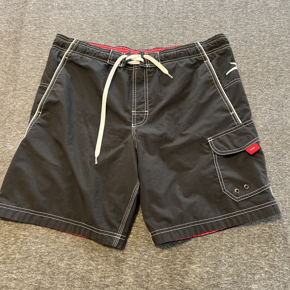 Speedo‎ Turbo Dri Board Shorts Cargo Black - Size: XL